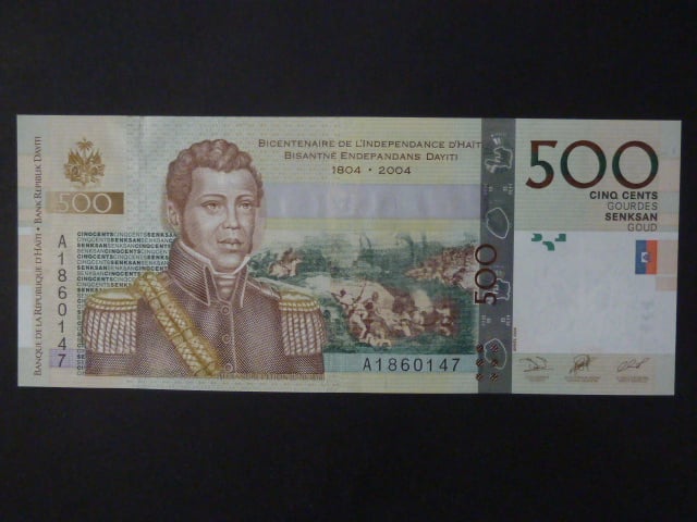 HAITI, 500 Gourdes 2004, BNB. B850a, Pi. 277