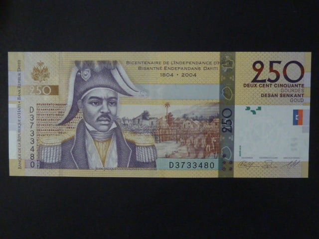 HAITI, 250 Gourdes 2010, BNB. B849d, Pi. 276