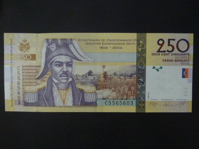 HAITI, 250 Gourdes 2008, BNB. B849c, Pi. 276
