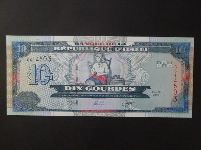 HAITI, 10 Gourdes 2000, BNB. B838a, Pi. 265