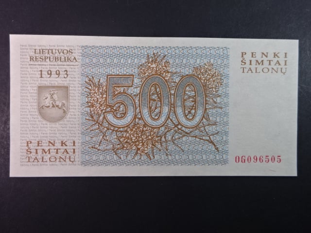 500 Talonas 1993, BNB. B157a, Pi. 46