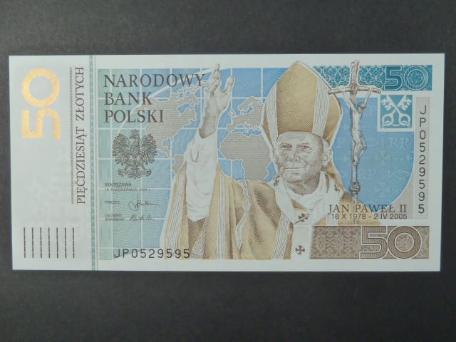 50 Zlotych 2006 pamětní, série JP, BNB BNP812a