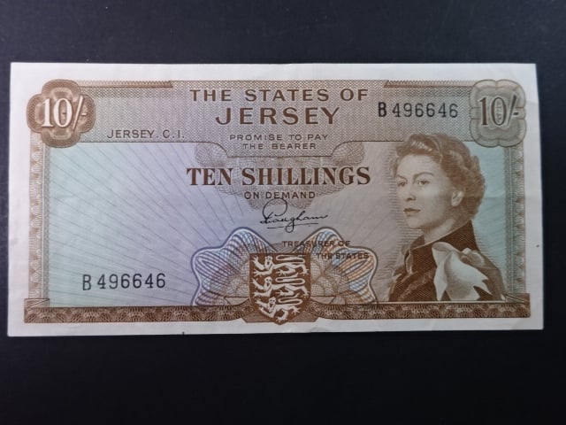 10 Shillings 1963, BNB. B107a, Pi. 7