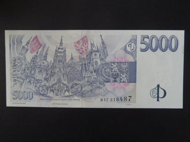5000 Kč 1999 série B 17