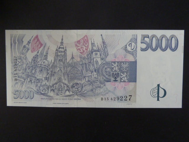 5000 Kč 1999 série B 15