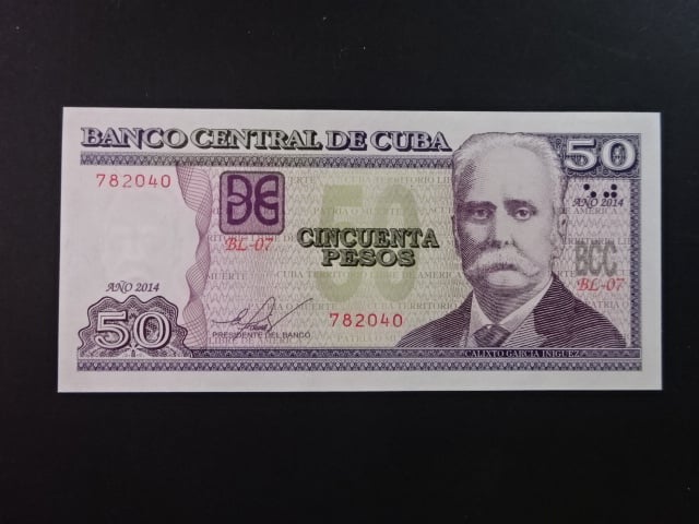 KUBA, 50 Pesos 2014, BNB. B910i, Pi. 123