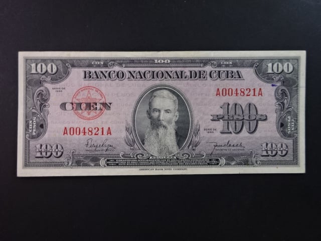 KUBA, 20 Pesos 1949, BNB. B804a, Pi. 80