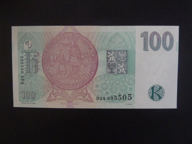 100 Kč 1997 série D 24