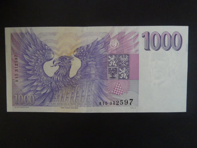 1000 Kč 1993 série A 15