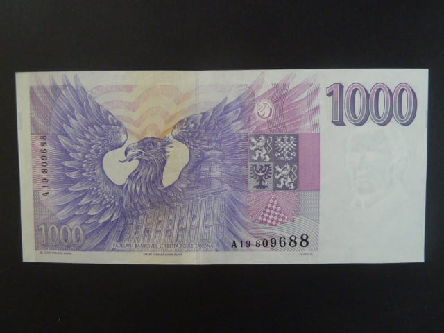 1000 Kč 1993 série A 19