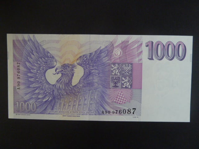 1000 Kč 1993 série A 90