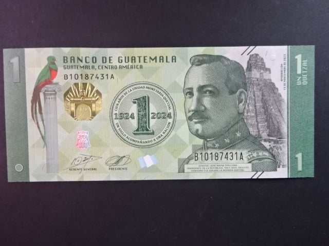 GUATEMALA, 1 Quetzale 2024, BNB. B612a
