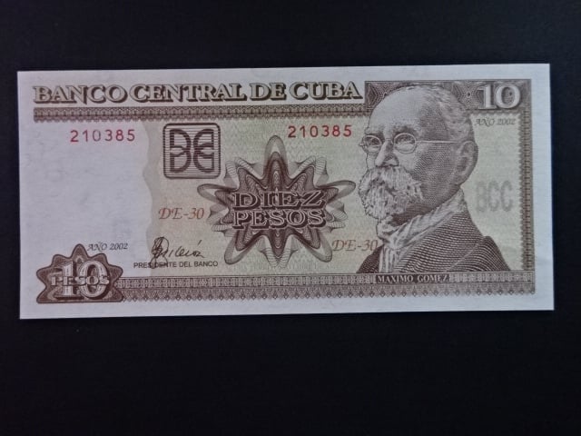 KUBA, 10 Pesos 2002, BNB. B906e, Pi. 117