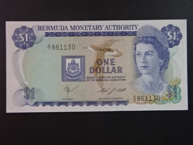 BERMUDY, 1 Dollar 1984, BNB. B201f, Pi. 28