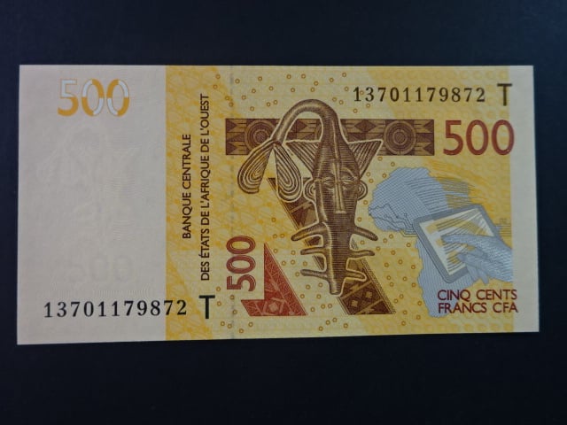 ZÁPADNÍ AFRIKA, TOGO, 500 Francs 2013 T, BNB. B120Tb, Pi. 819Tb