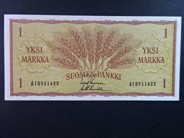 1 Markkaa 1963, BNB. B386a, Pi. 98a