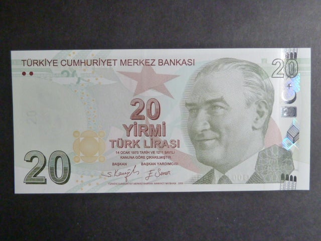 20 Turk Lirasi 2022, BNB. B303f, Pi. 225