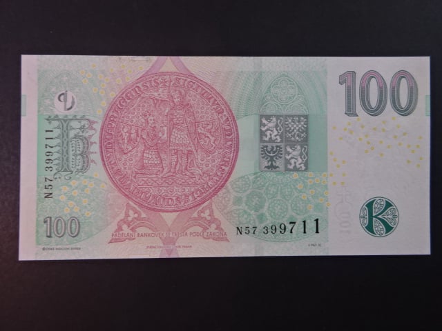 100 Kč 2018 série N 57 první série