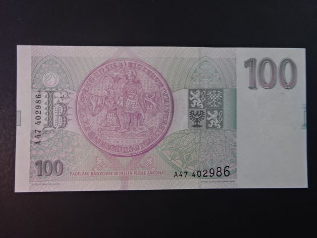 100 Kč 1993 série A 47