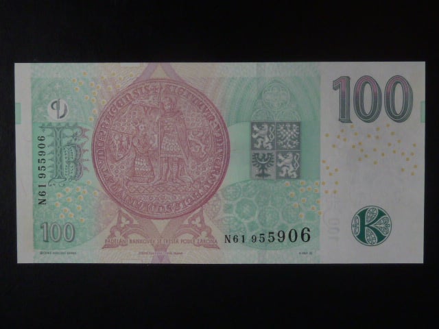100 Kč 2018 série N 61