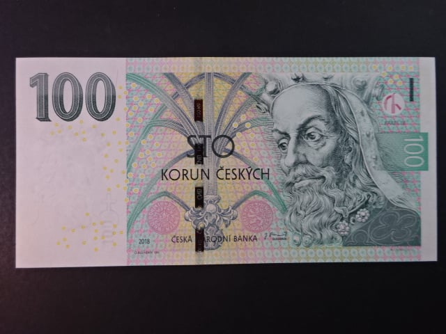 100 Kč 2018 série N 63