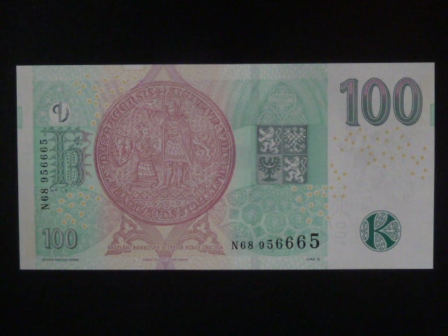 100 Kč 2018 série N 68