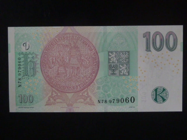 100 Kč 2018 série N 78