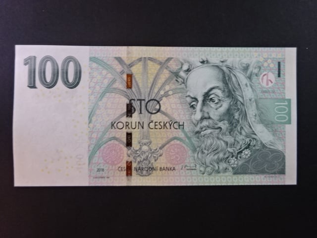 100 Kč 2018 série Y 20