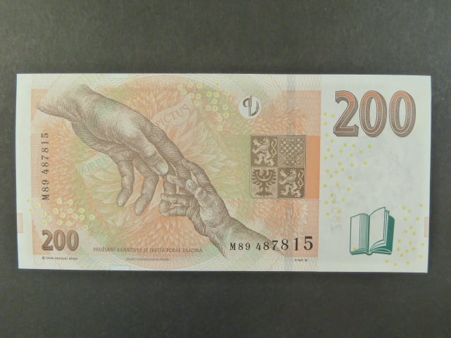 200 Kč 2018 série M 89