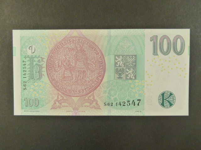 100 Kč 2018 série S 62