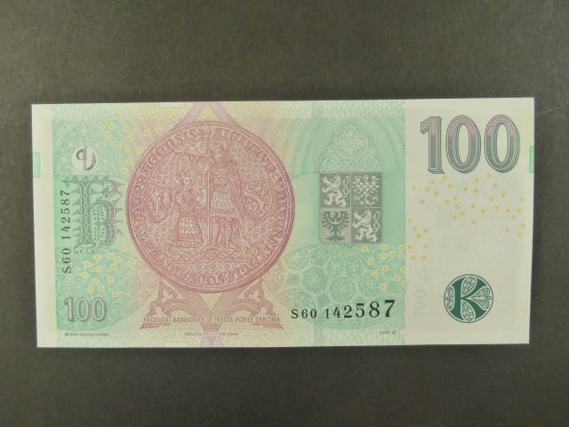 100 Kč 2018 série S 60