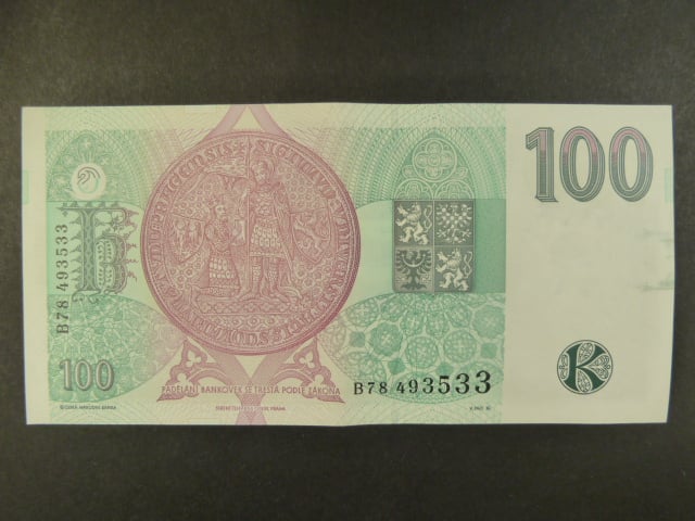 100 Kč 1995 série B 78