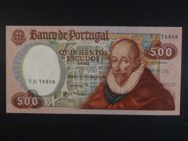 500 Escudos 1970, varianta podpisu 1, Pi. 177a