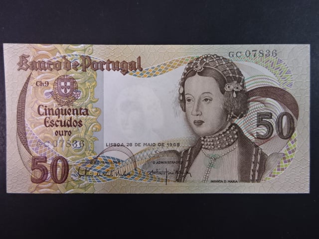 50 Escudos 1968, Pi. 174a