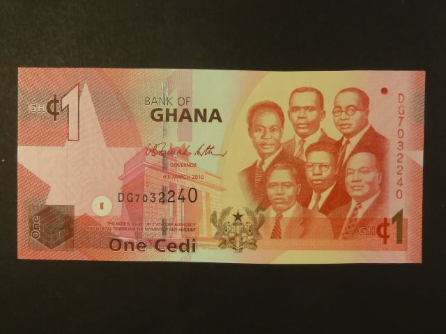 GHANA, 1 Cedi 2010, BNB. B145b, Pi. 37