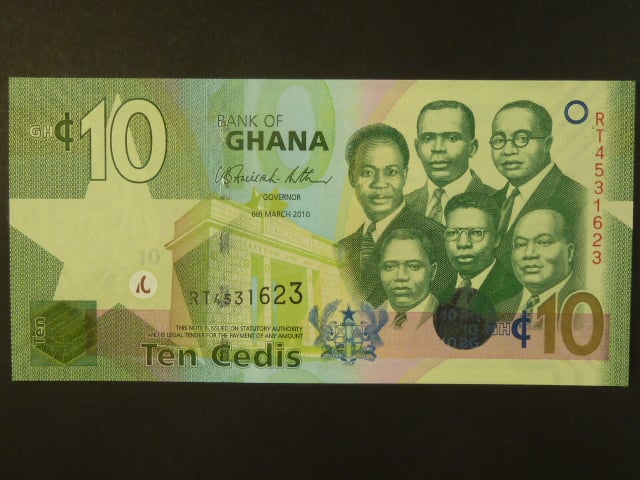GHANA, 10 Cedis 2010, BNB. B147b, Pi. 39