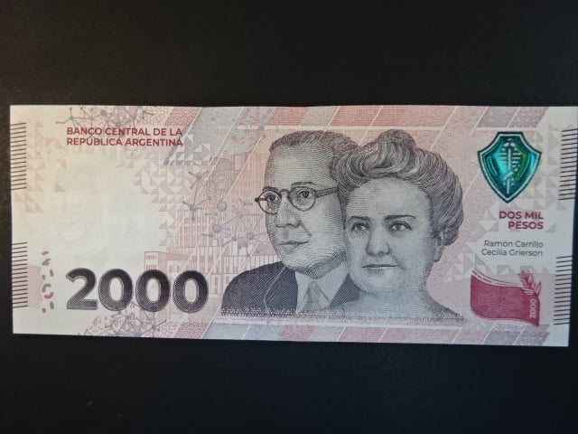 ARGENTINA, 2000 Pesos 2023 série A, BNB. B427a