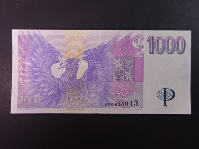 1000 Kč 1996 série D 62