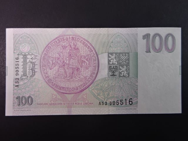 100 Kč 1993 série A 53