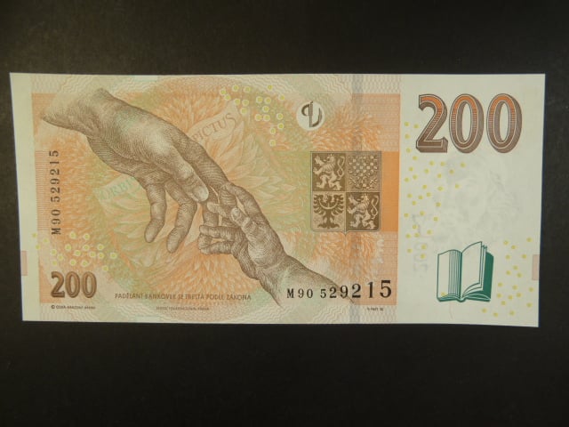 200 Kč 2018 série M 90