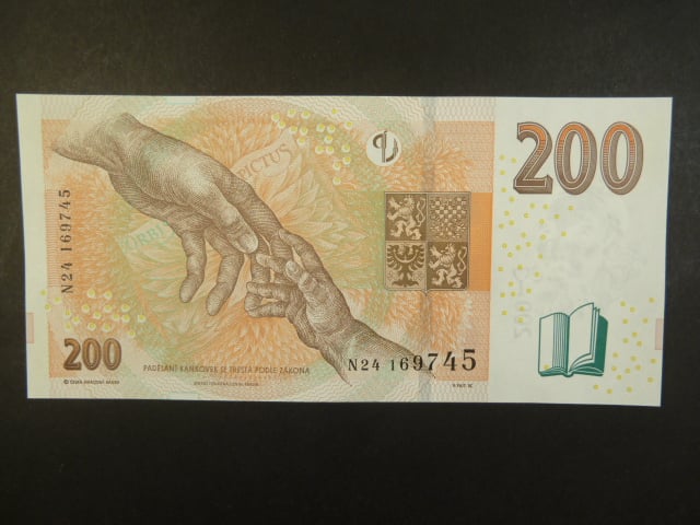 200 Kč 2018 série N 24 poslední série