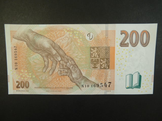 200 Kč 2018 série N 10