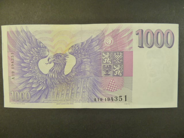 1000 Kč 1993 série A 19
