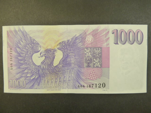 1000 Kč 1993 série A 64