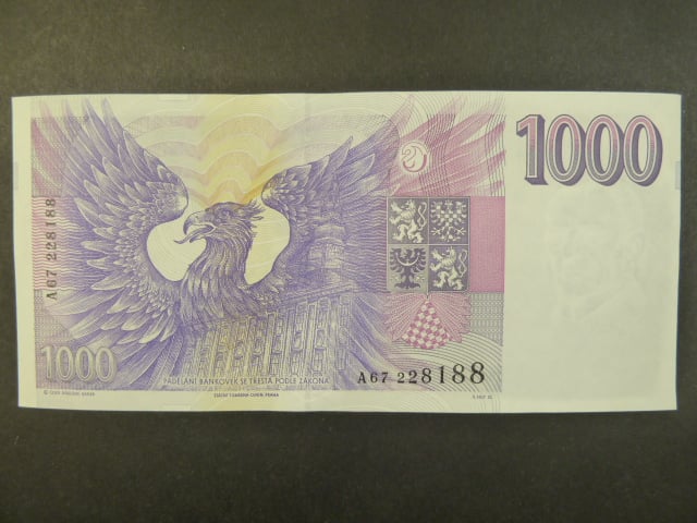 1000 Kč 1993 série A 67