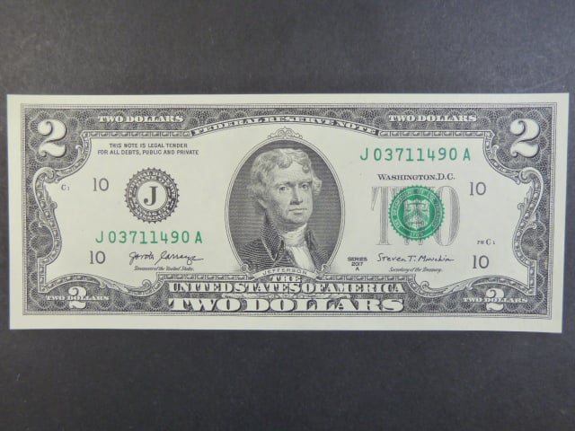 USA, 2 Dollars 2017A - J Missoury