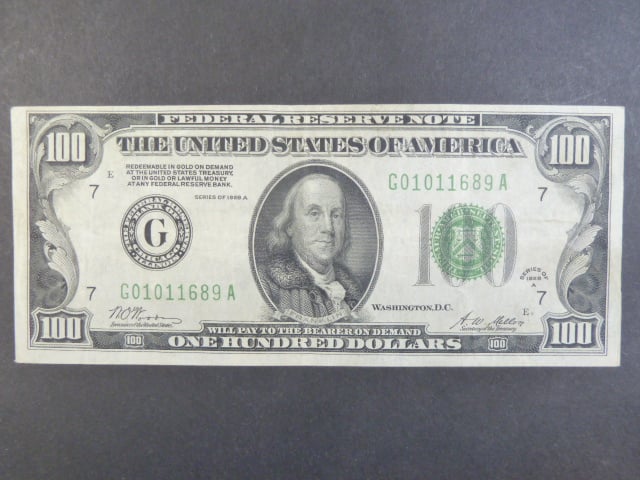 USA, 100 Dollars 1928A G - Illinois, Pi. 424