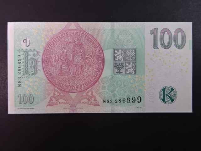 100 Kč 2018 série N 83