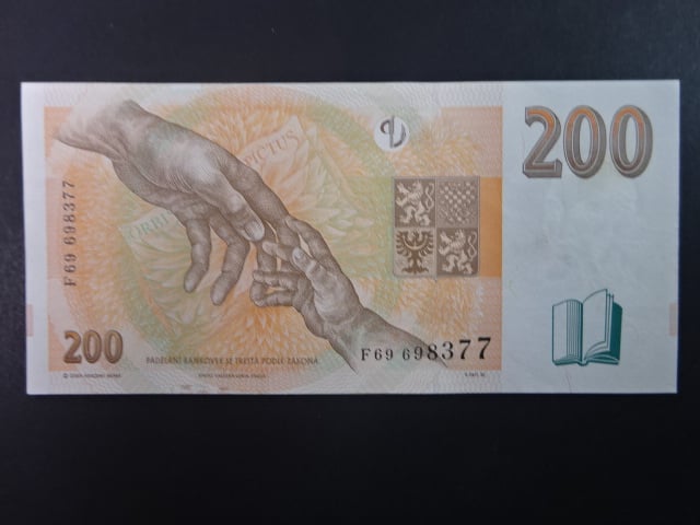 200 Kč 1998 série F 69
