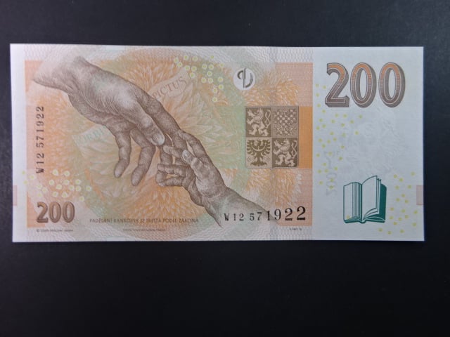 200 Kč 2018 série W 12